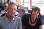 A couple aboard The River Lady