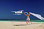 Secluded sandy cay