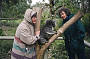 Meeting one of the locals at Cleland Wildlife Reserve