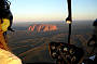 The Perfect birds-eye view of Uluru at sunset