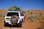Tour convoy near Birdsville