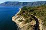 The scenic coastal drive