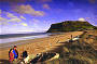 "The Nut" and vast sandy beaches of Stanley
