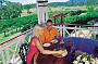 Outdoor dining at Albert River Wines
