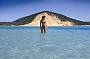 Refreshing swim at Rainbow Beach