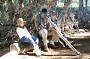 Ernie Dingo playing Didgeridoo