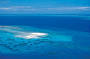 Sandy cay from the air