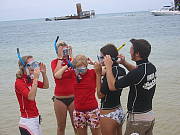 Preparing to Snorkel the Wrecks