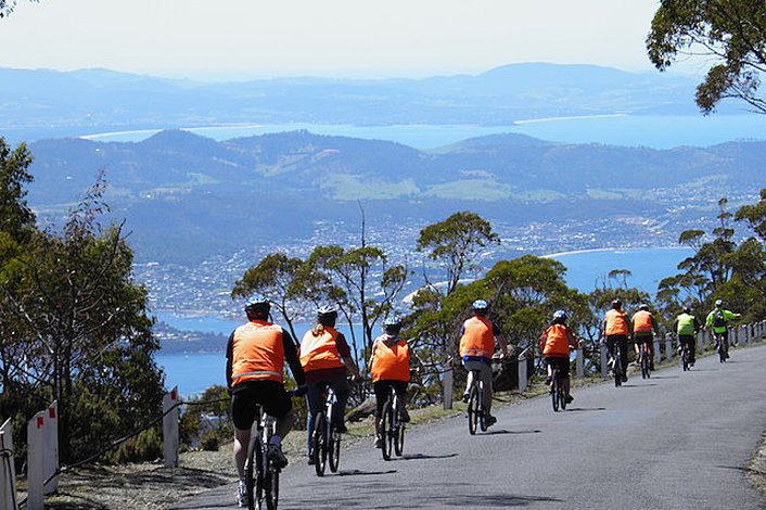 mt wellington bike tour