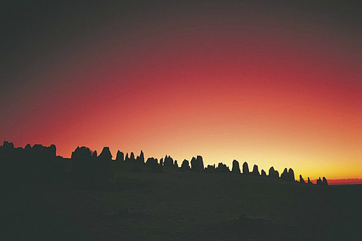 The Pinnacles at Sunset