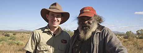 SEIT Outback Australia guide with Wally, Anangu host
