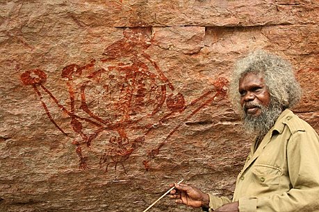 Aboriginal guided rock art tour, Injalak Hill, Arnhem Land