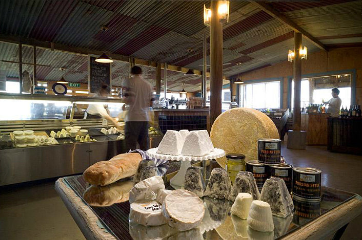Enjoy a selection of cheese at Yarra Valley Dairy