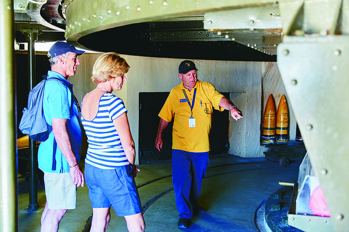 Tour within the guns, Oliver hill, Rottnest Island