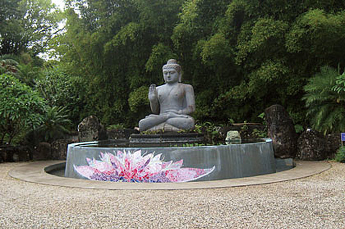 The Buddha watching over Crystal Castle