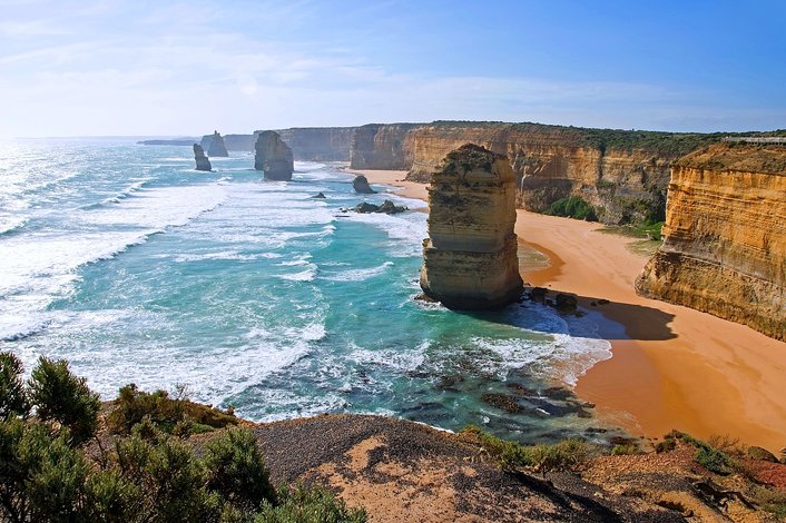 The Twelve Apostles in the Port Campbell National Park