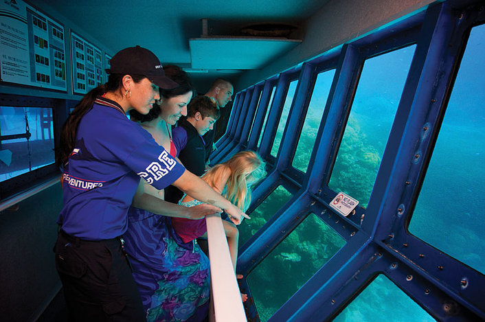 Outer Reef: Discover in the underwater observatory