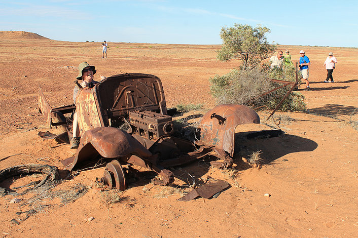 old wreck on the Birdsville Track