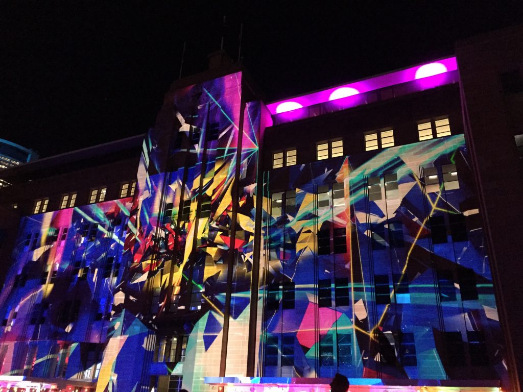 Museum of Contemporary Art during Vivid 2015