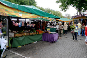 Outdoor stall at Salamca markets