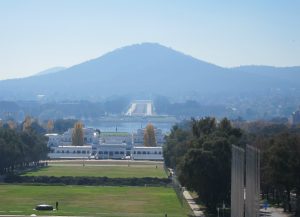 View of War Memorial from Parliament House