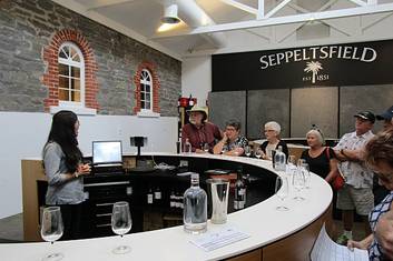 Wine tasting at Seppeltsfield
