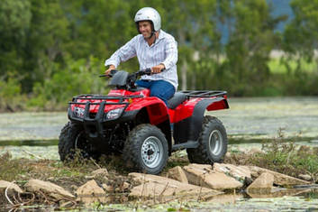 ATV riding near Billabong, Cairns