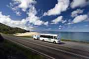 Following the Coral Sea coast