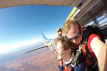 Skydive over the desert at Uluru, a must-do!