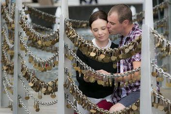 Love Locks at the Bell Tower 