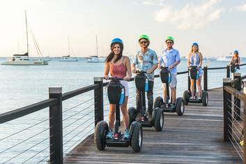 Ride a Segway along the shore and boardwalk of Airlie Beach