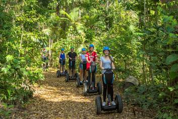 Experience the wonders of riding through the rainforest