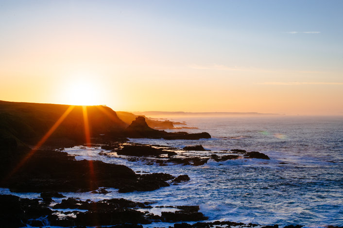 Sunset on Phillip Island is a magical site