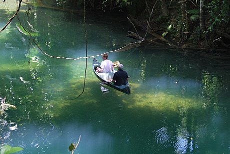 Canoe a freshwater stream.