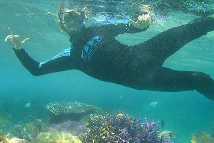 Snorkelling at Fitzroy island