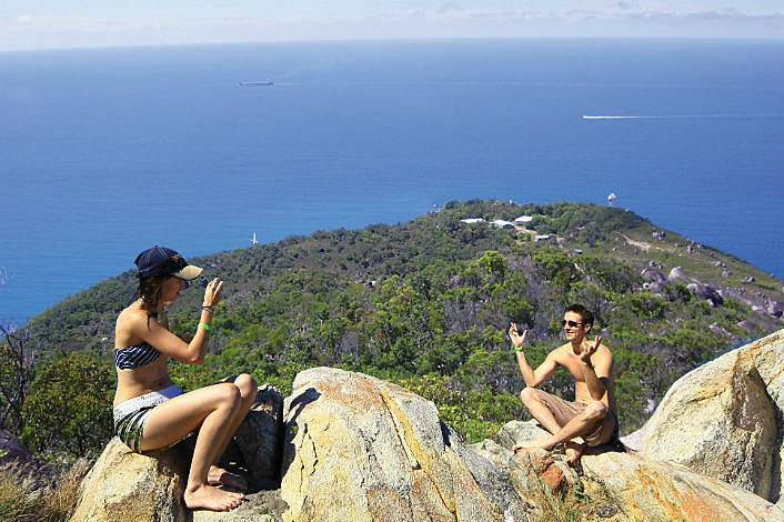 The summit at Fitzroy Island