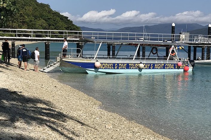 Glass bottom boat tour