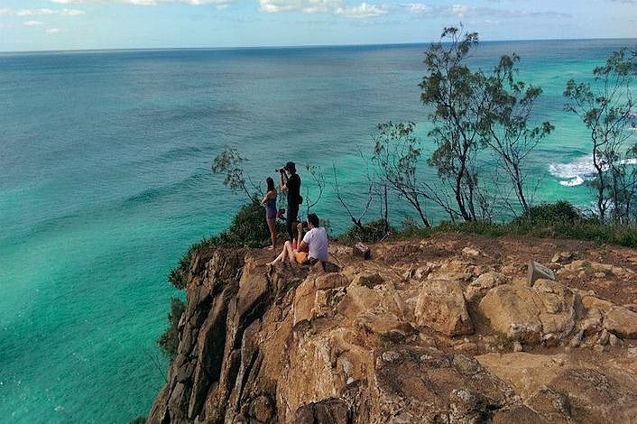 Looking out to sea