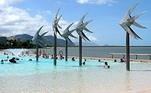 Swimming lagoon on the Cairns esplanade