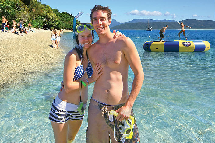 Couple at Fitzroy island