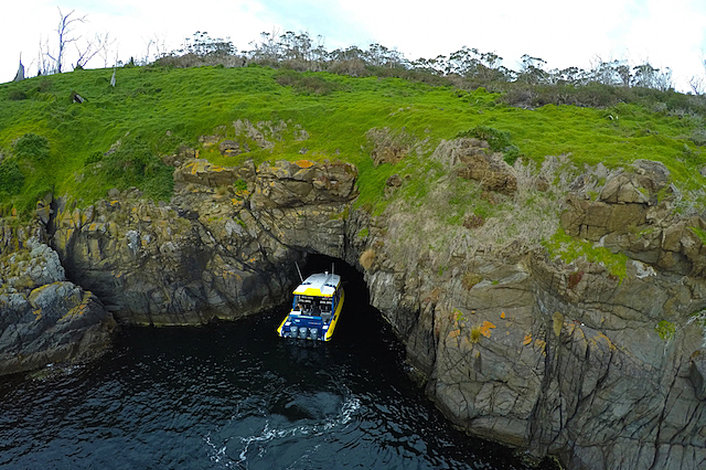 Cave at Betsey Island