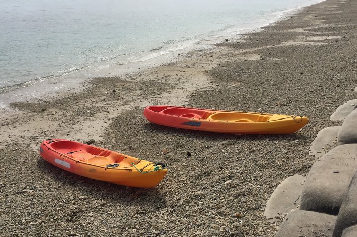 sea kayaks