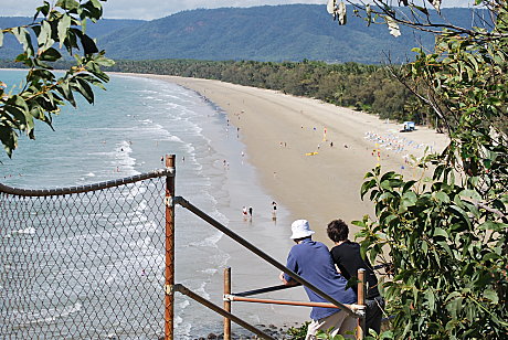 Looking over 4 mile Beach