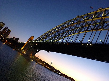 Under the Sydney Harbour Bridge