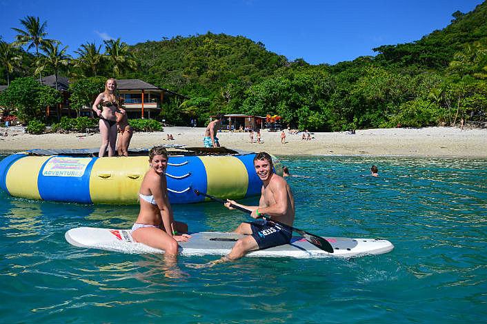 Fitzroy Island trampolene