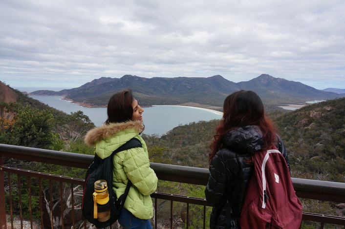 Wineglass bay lookout!