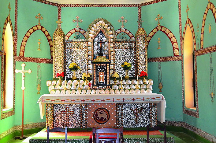 Beagle Bay Church Pearl Shell Altar