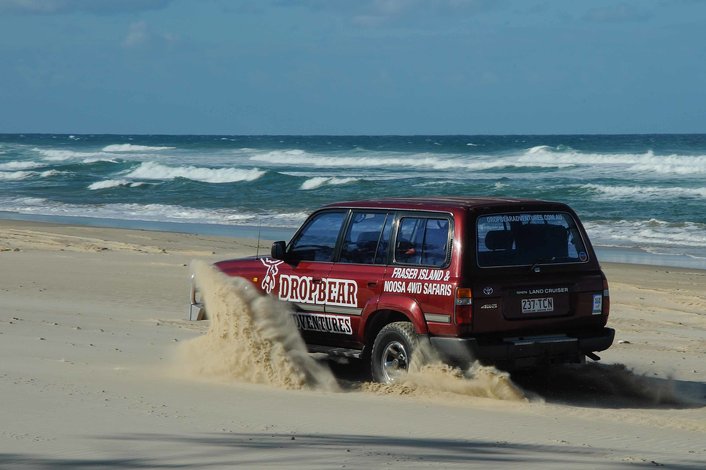 4WD along 75 mile beach!