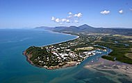 Coral sea coast from Port Douglas