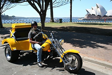 Troll Trike with Opera House and Harbour view.